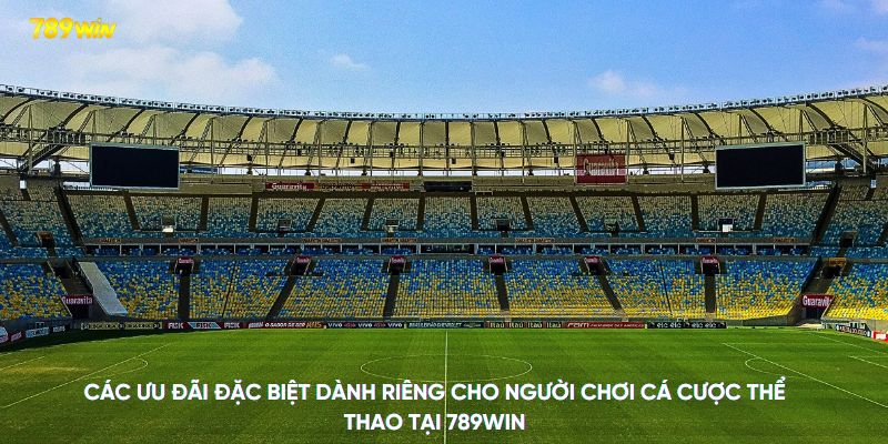 Các ưu đãi đặc biệt dành riêng cho người chơi cá cược thể thao tại 789WIN